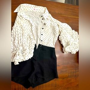 L’atiste ruffle sleeve romper